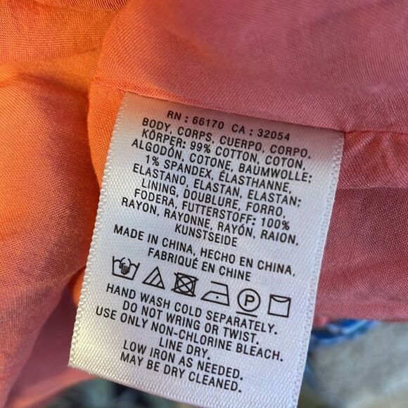 Anthropologie Maeve Waverly Dress Checked One-Shoulder Asymmetrical Blue 10 - Picture 10 of 10